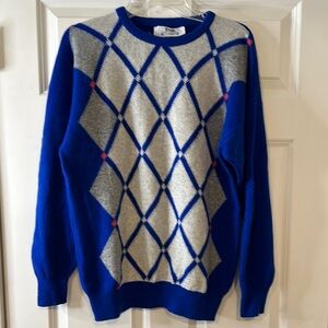 Pringle Blue and Gray Crewneck‎ Sweater